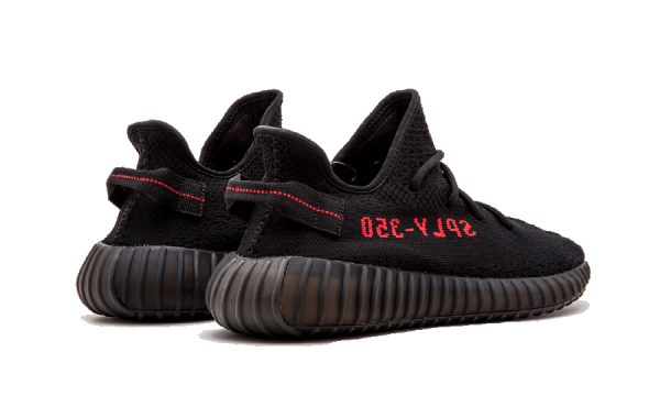 Adidas YEEZY Yeezy Boost 350 V2 Shoes Black/Red - CP9652 Sneaker MEN