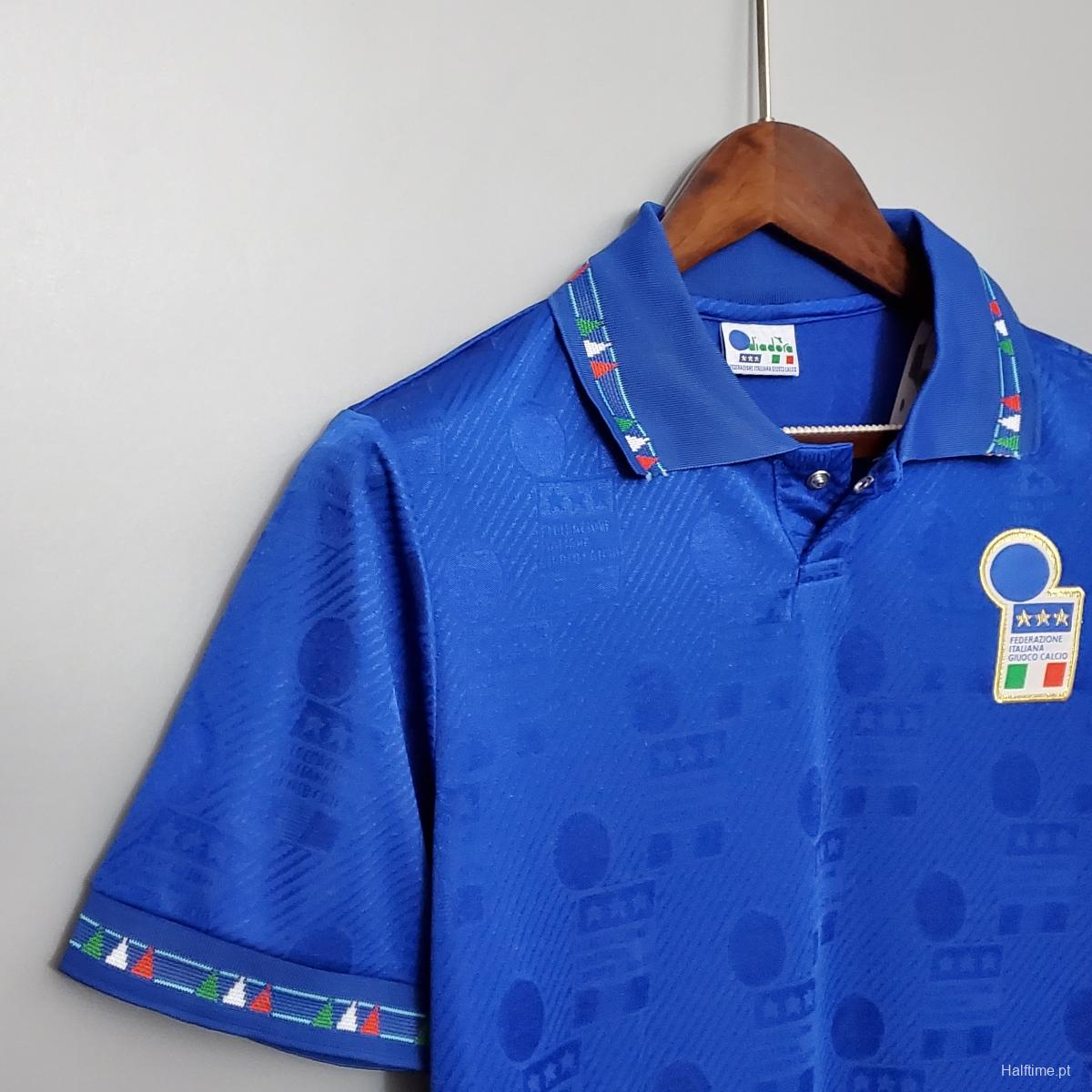 Retro Italy 1994 home Soccer Jersey