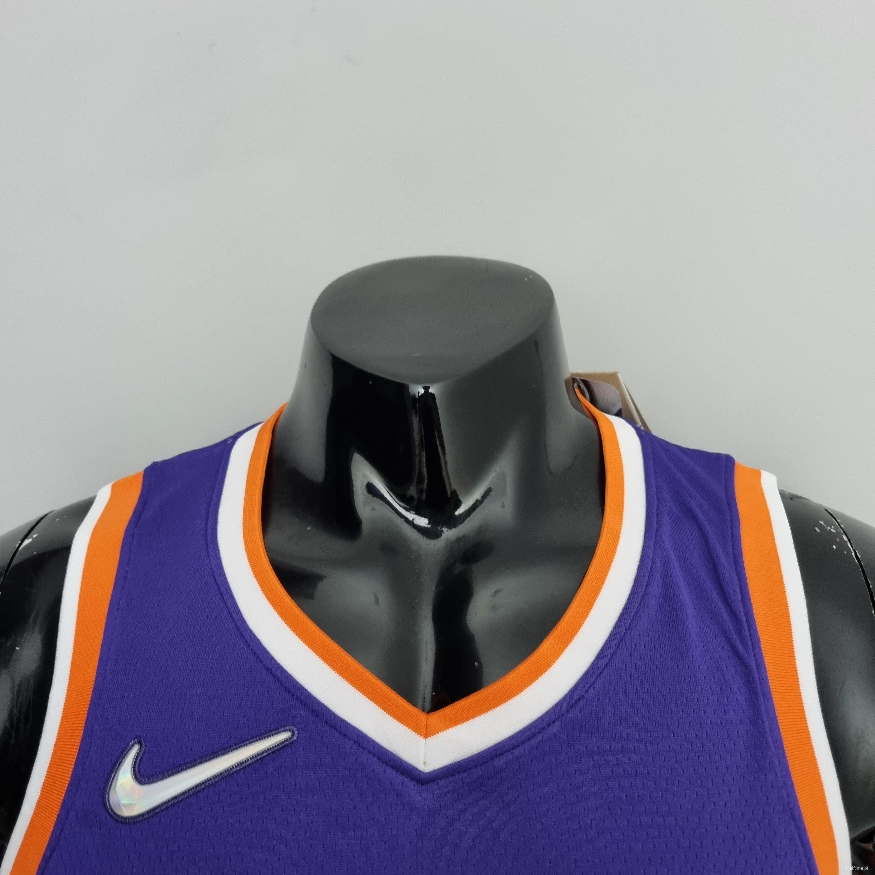 75th Anniversary Booker #1 Phoenix Suns Purple NBA Jersey