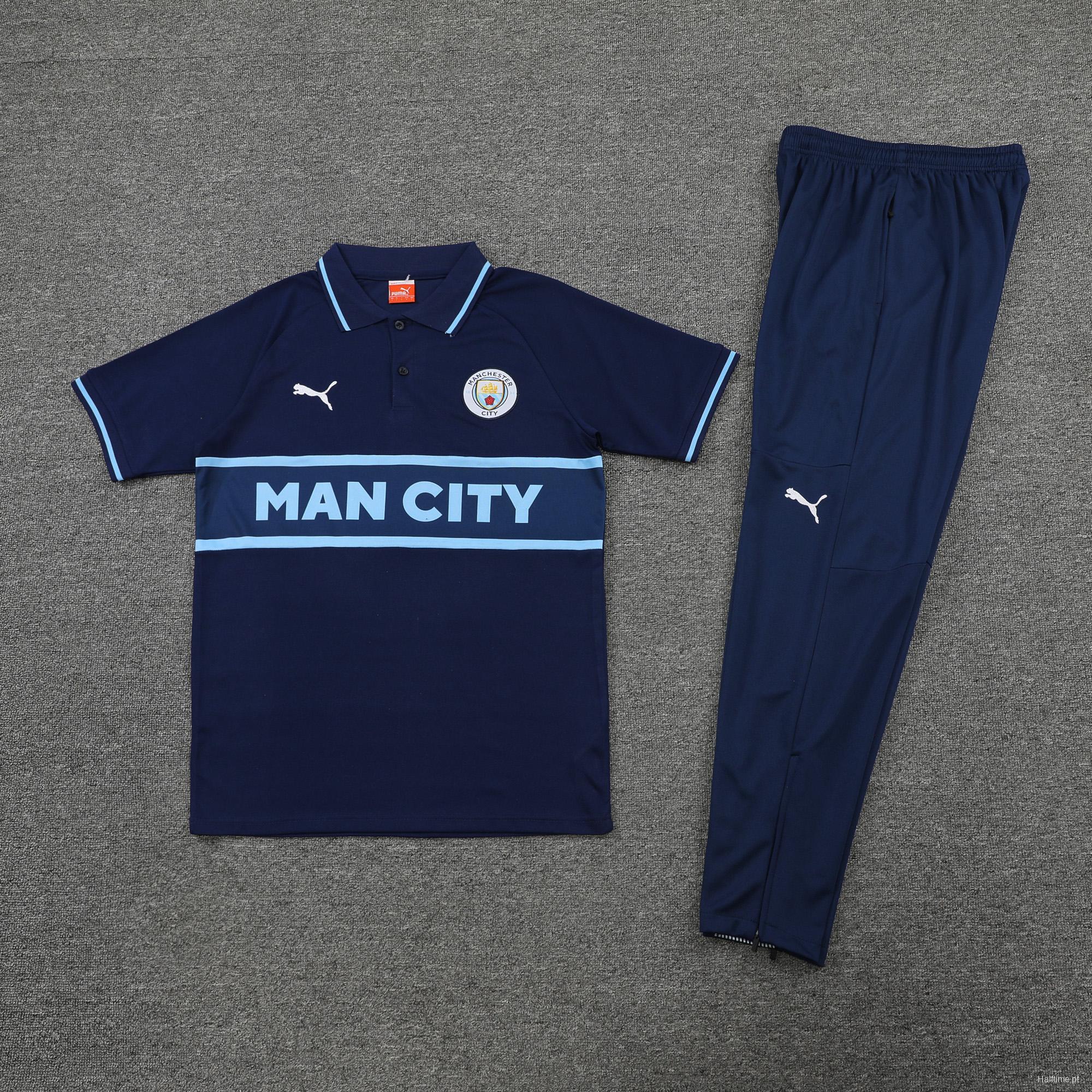 Manchester City POLO kit royal blue (does not support separate sale)