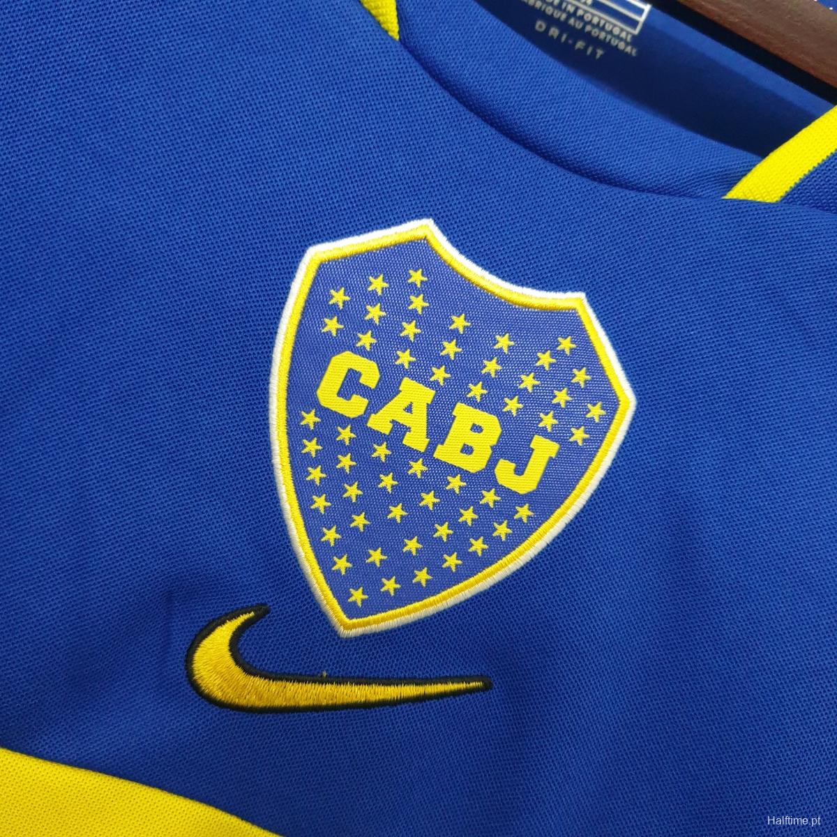 Boca Juniors 2001 retro shirt home Soccer Jersey