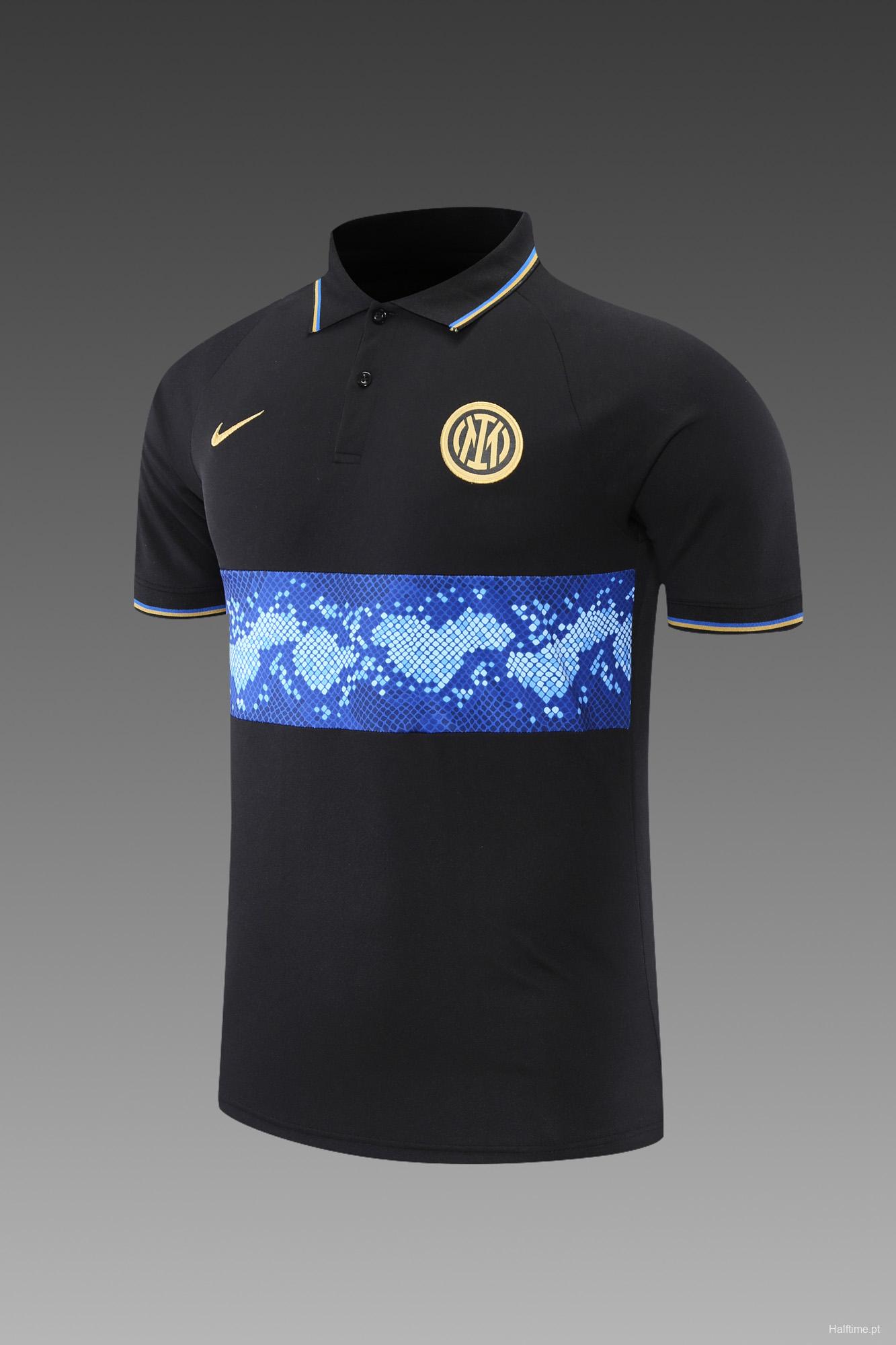 Inter Milan POLO kit black and blue pattern(not supported to be sold separately)