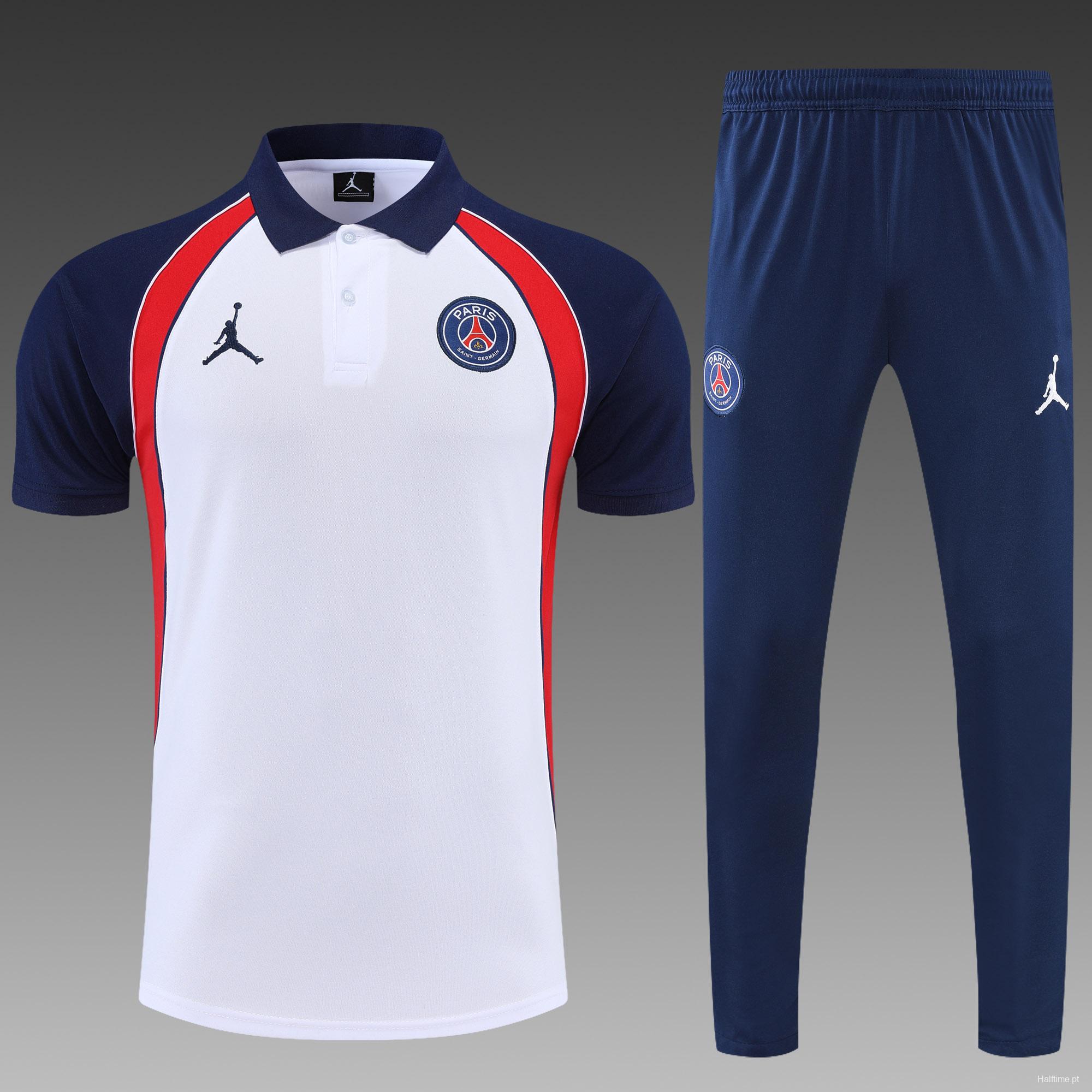 PSG X Jordan POLO kit white and red edge (not supported to be sold separately)