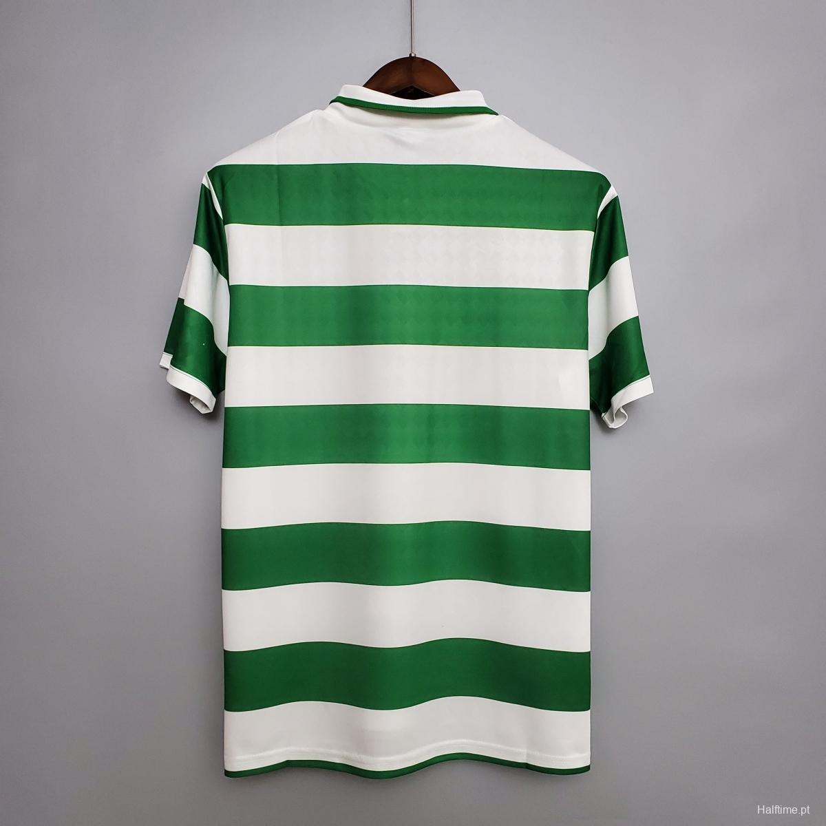 Retro 87/89 Celtics home Soccer Jersey