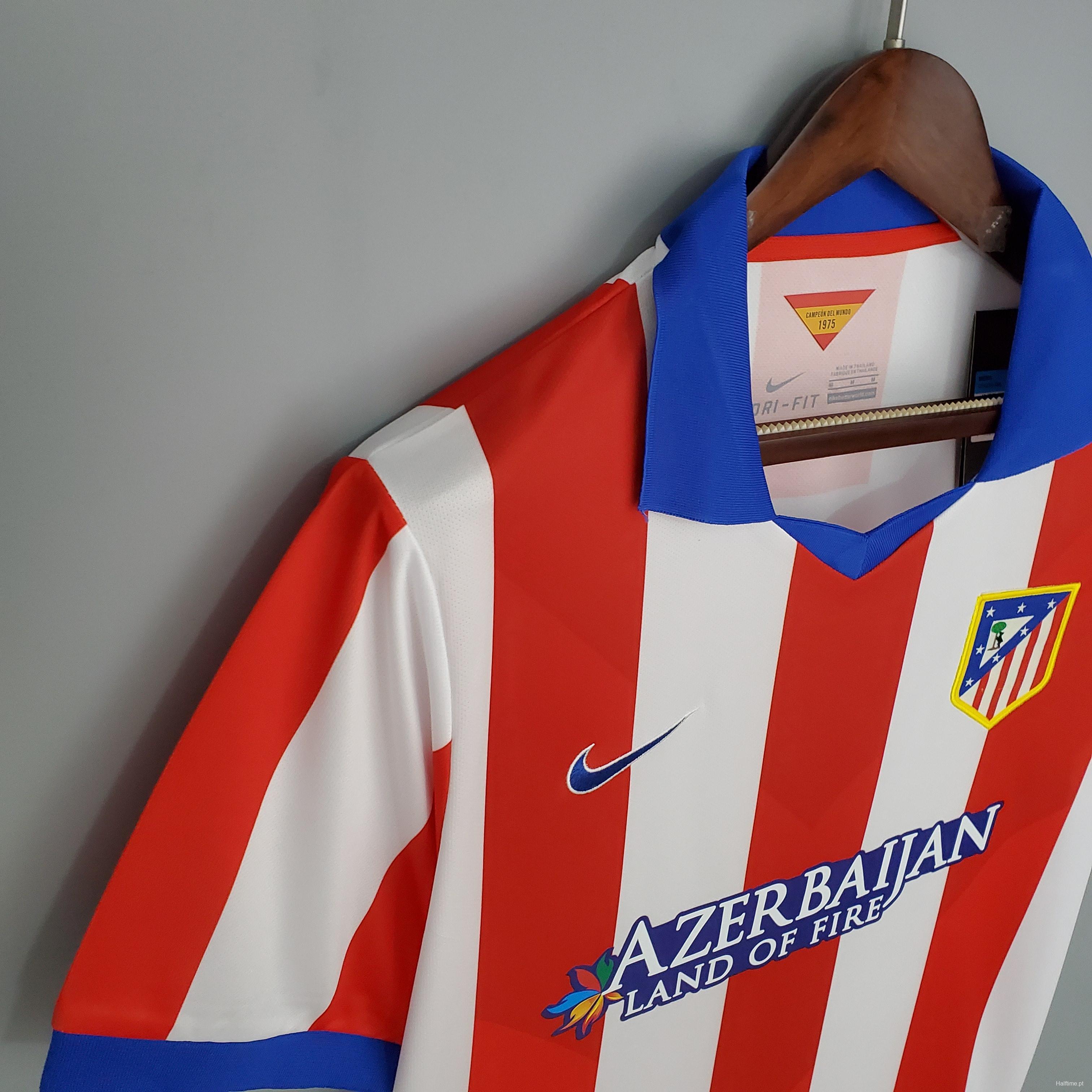 Retro Atletico Madrid 14/15 home Soccer Jersey