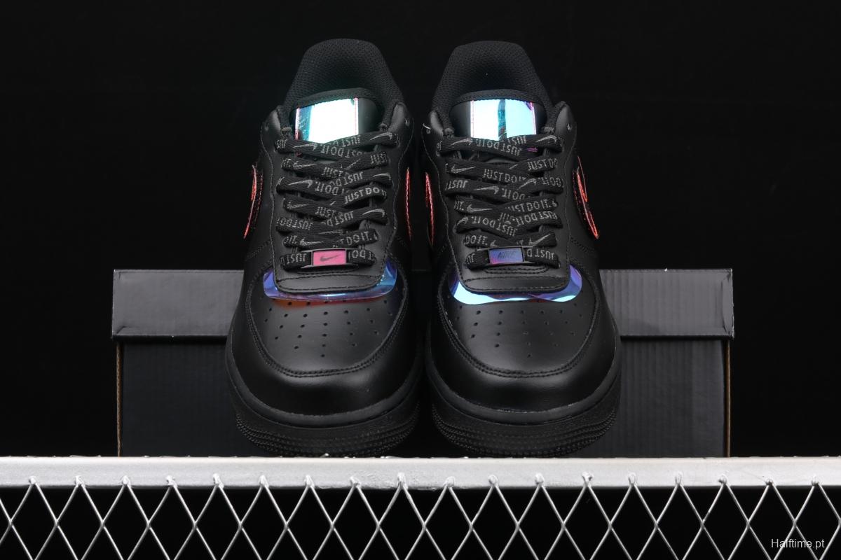 NIKE Air Force 11607 LV8 Good Game video game limits black dazzling laser Velcro low upper board shoes DC0710-101,