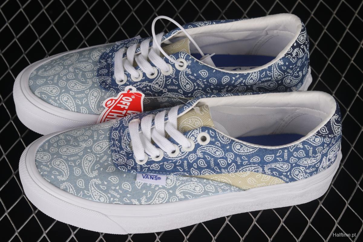 Vans Acer Ni Sp Cashew Flower Retro Denim Denim Blue Low Casual Sneakers VN0A4UWYASN