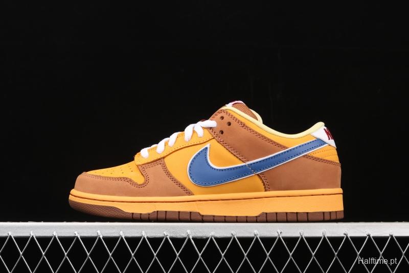 NIKE DUNK Low Newcastle Brown Ale TS with the same yellow beer super-limited color matching Newscale low-top skateboard shoes 313170-741