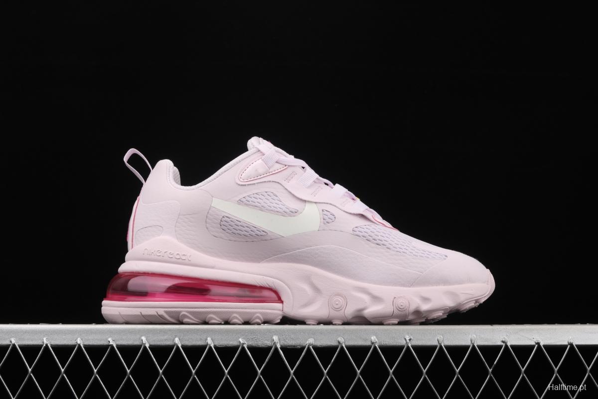 NIKE Air Max 270React new high-frequency mesh hollowing out function half-palm air cushion running shoes CZ0374-500