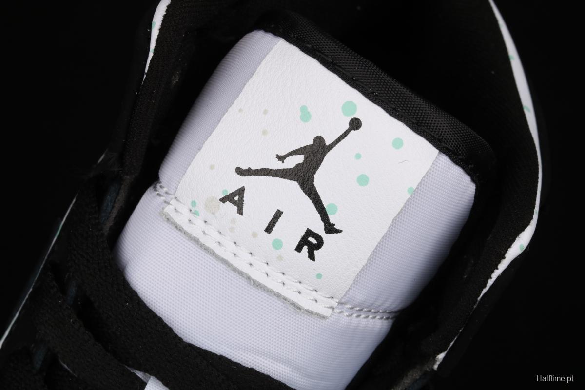 Air Jordan 1 Mid black and white luminous star helps BQ6931-103