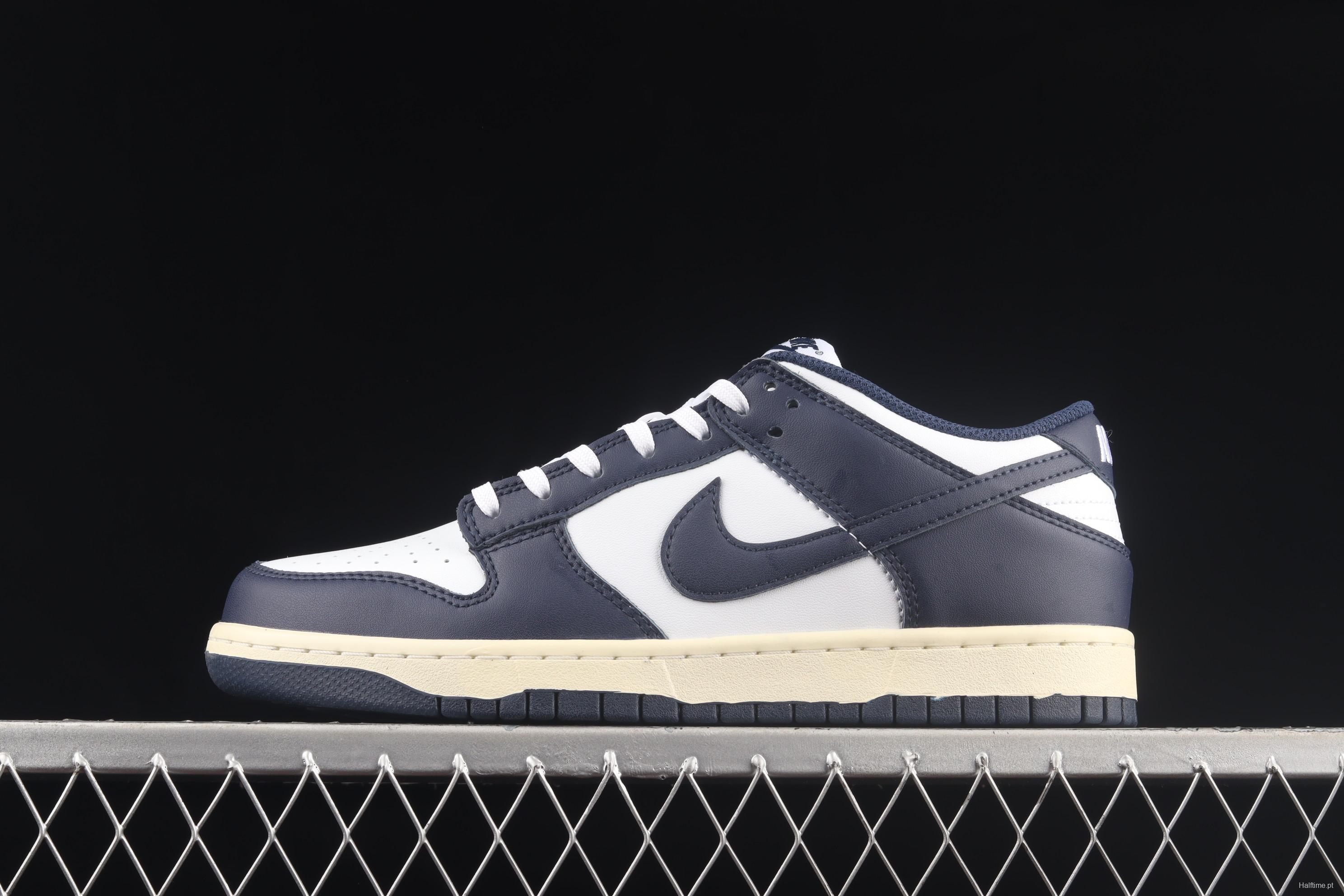 NIKE SB DUNK Low Navy Blue navy blue color SB buckle rebound fashion casual board shoes DD1503-115