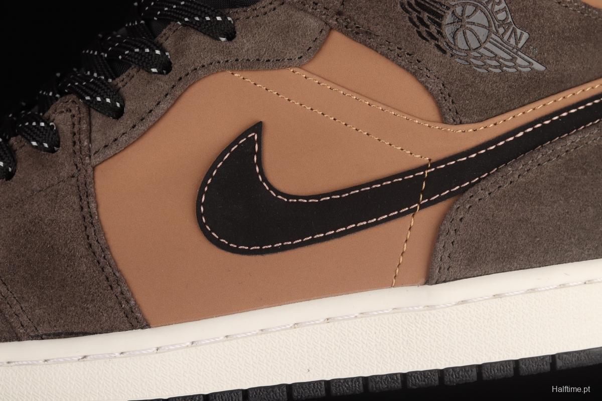 Air Jordan 1 Mid Earth Brown DC7294-200