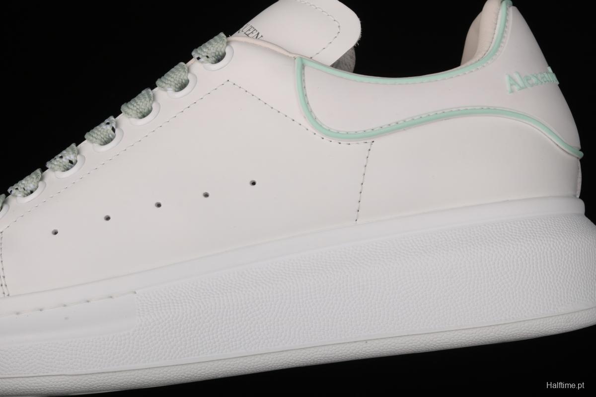 Alexander McQueen White and Green drop Molding