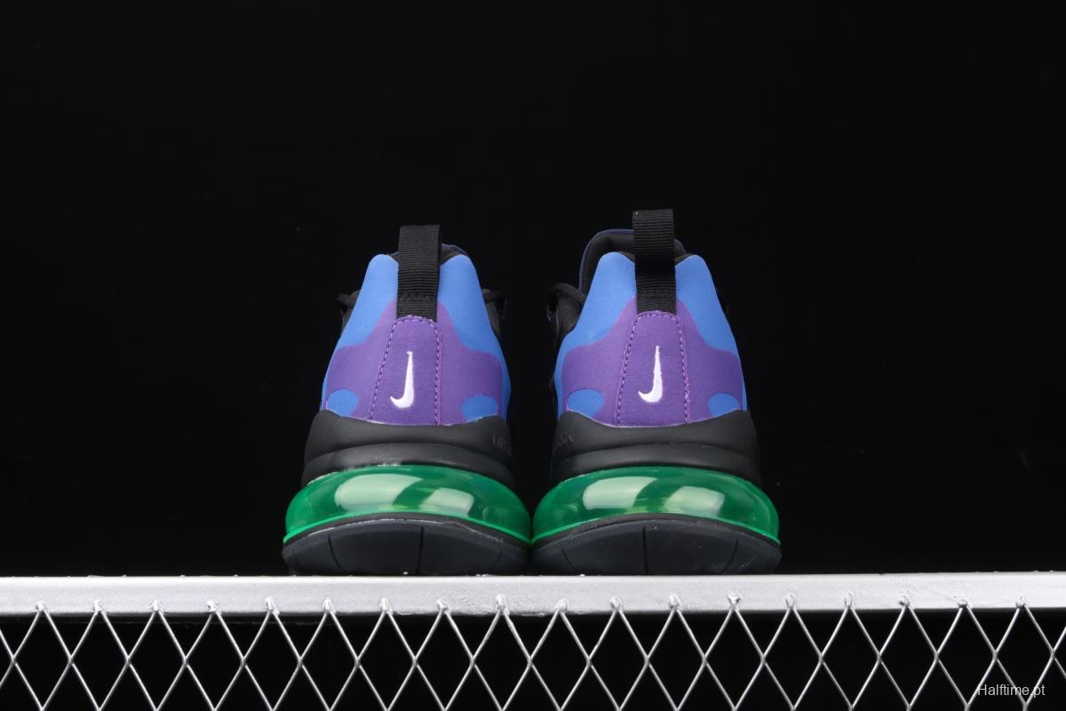 NIKE Air Max 270React new high-frequency mesh function half-palm air cushion cushioning running cloth shoes AO4971-005