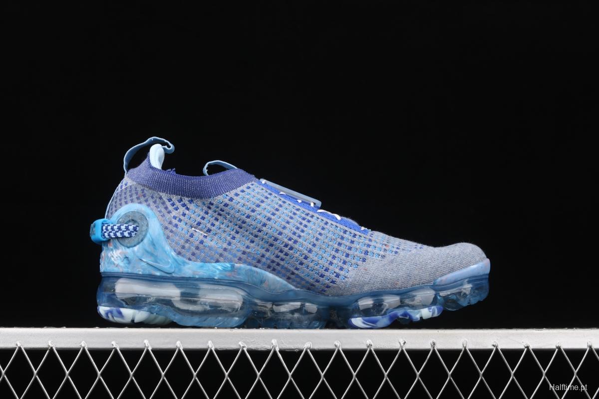 NIKE Air Vapormax 2020 Flyknit fly-woven fast tie full-palm air cushion jogging shoes CT1823-400