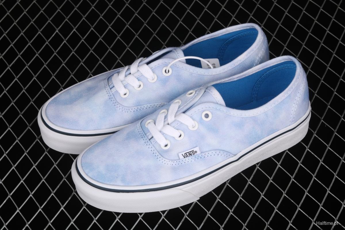 Vans Authentic Lx Vance Milk Blue White Blue low-top Vulcanized Board shoes VN0003B9IWC