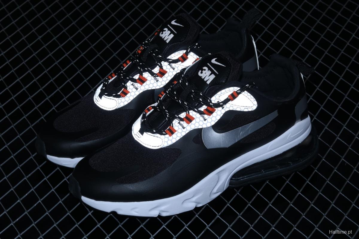 NIKE Air Max 270React new high-frequency mesh hollowing out function half-palm air cushion running shoes CT1834-001