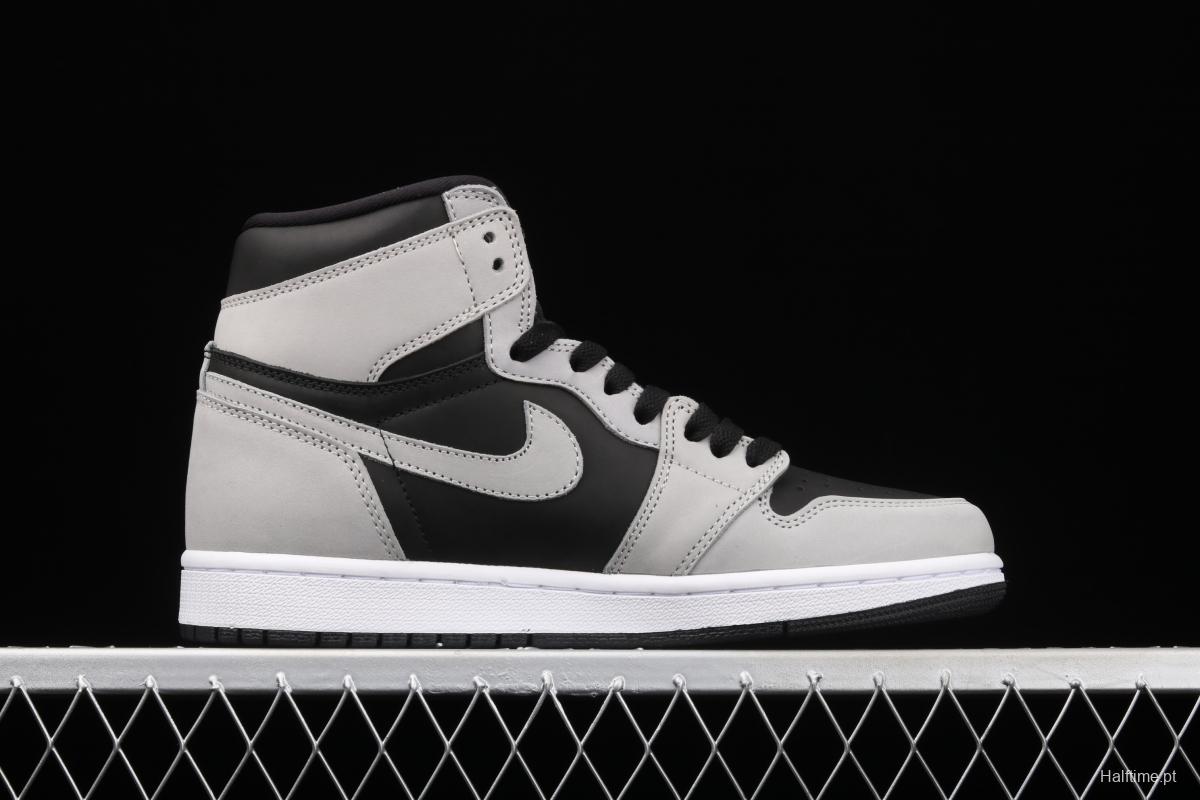 Air Jordan 1 High Gao Bang Gray Panda 555088-035