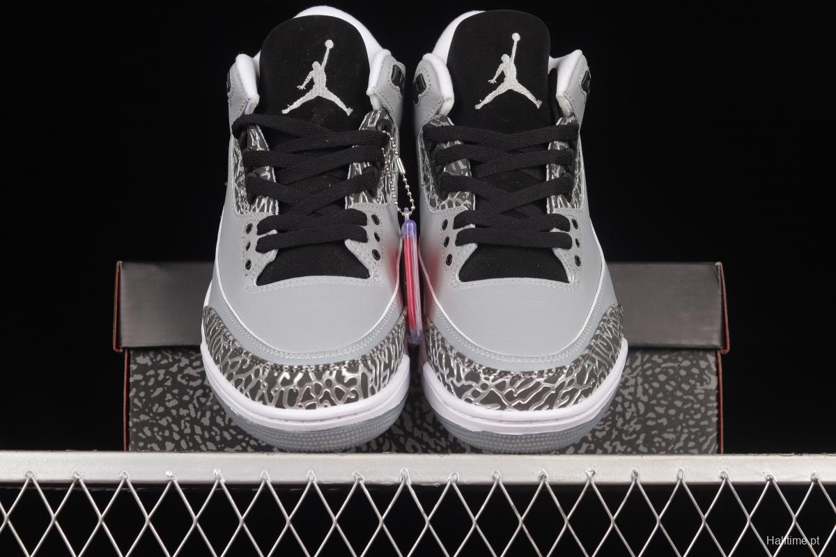 Air Jordan 3 Wolf Grey AJ3 Joe 3 Wolf Grey 136064-004