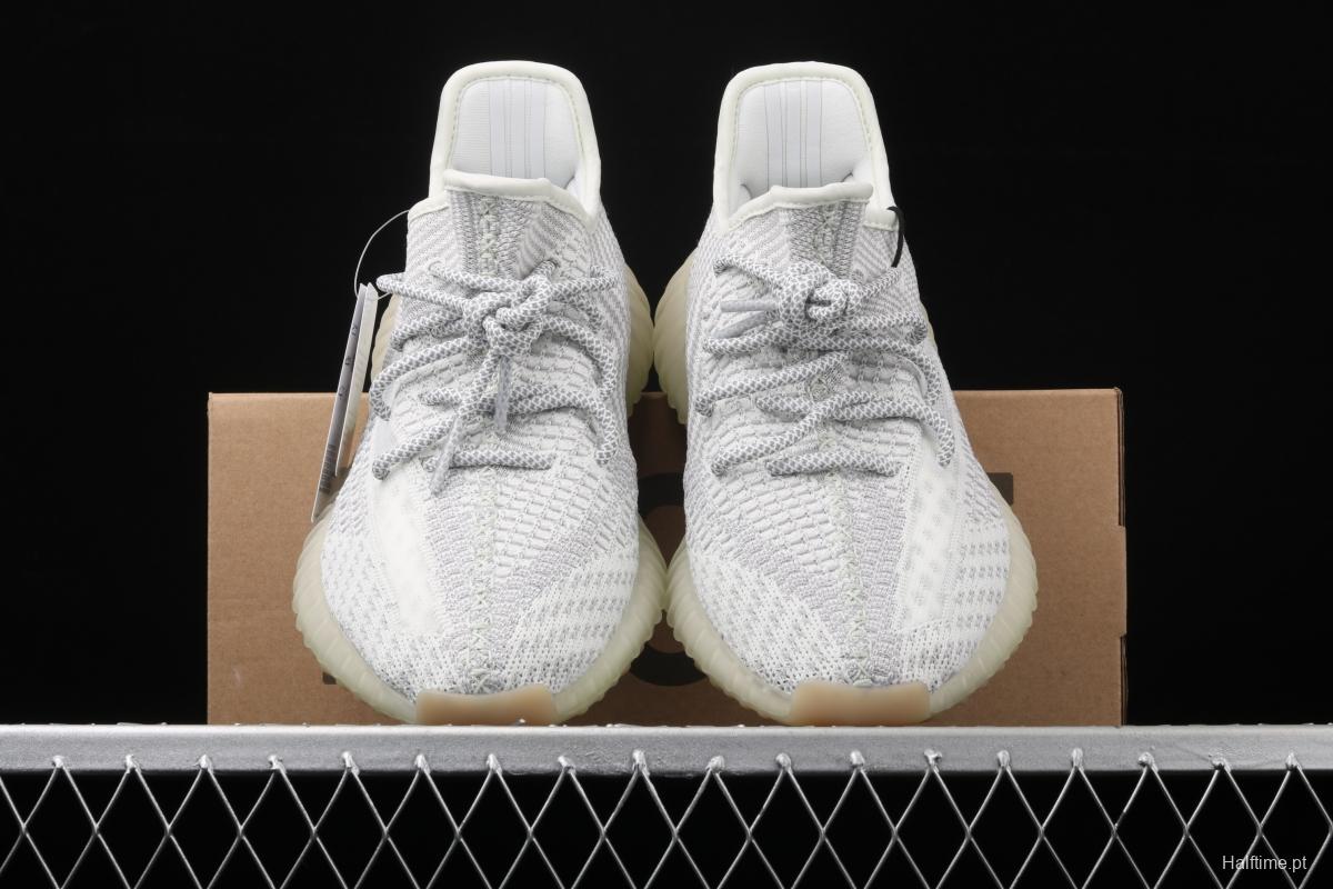 Adidas Yeezy Boost 350 V2 Tailgate FX4348 Darth Coconut 350 second generation hollowed-out Asian grey angel color BASF popcorn