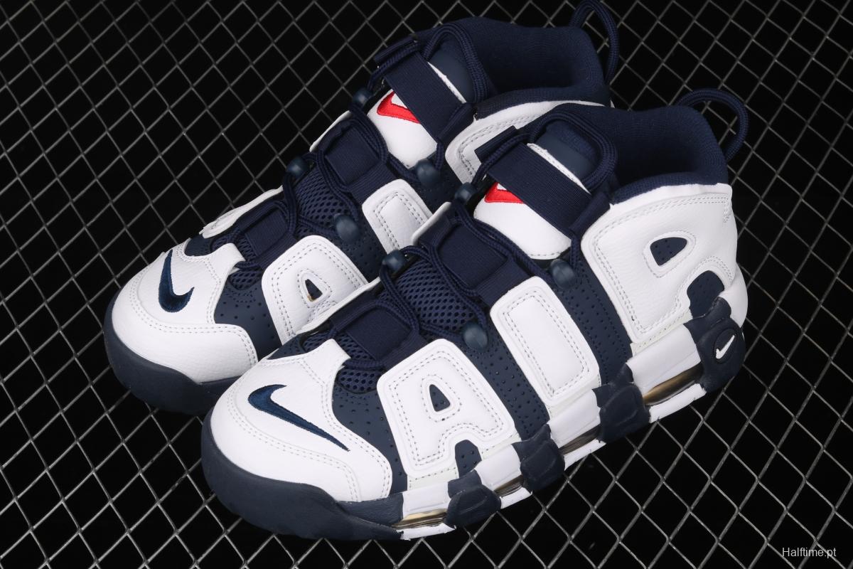 NIKE Air More Uptempo 96 QS Pippen original series classic high street leisure sports basketball shoes 414962-104