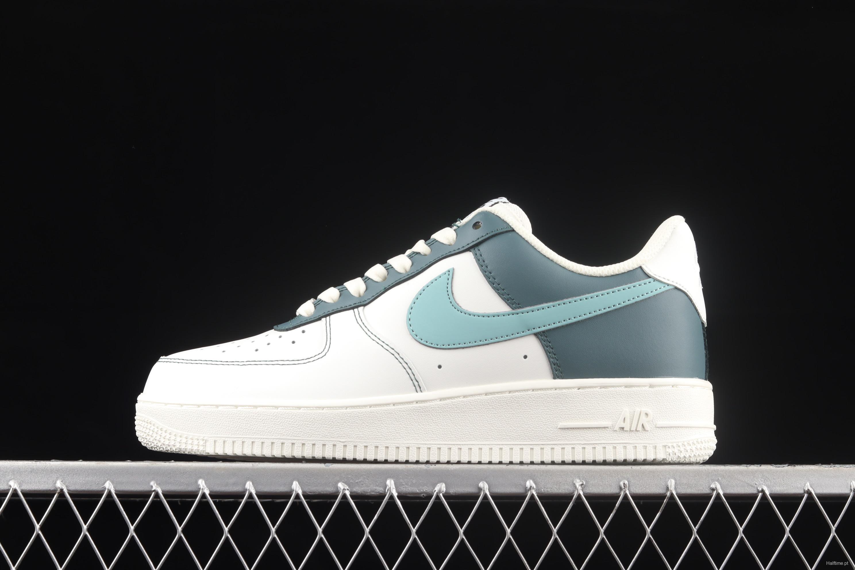 NIKE Air Force 11607 Low lake green color matching low-top casual board shoes LT0226-301