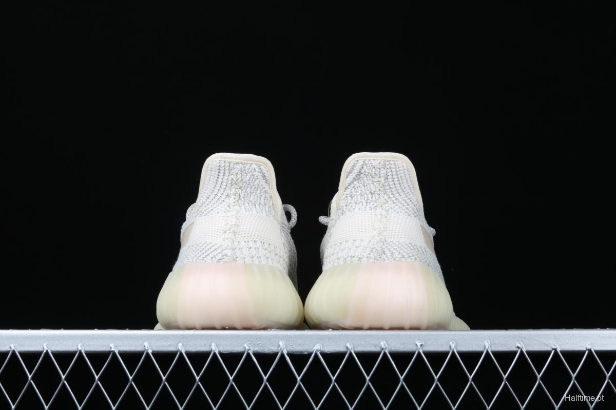 Adidas Yeezy 350 Boost V2 FV3254 Darth Coconut 350 second generation beard white hollowed-out star color