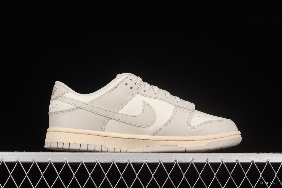 NIKE DUNK Low Bone White Color Matching SB Buckle Backboard Fashion Casual Sneakers DD1503-107