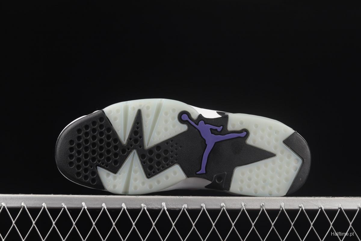 Air Jordan 6 FLINT flint ultraviolet basketball shoes CI3125-100