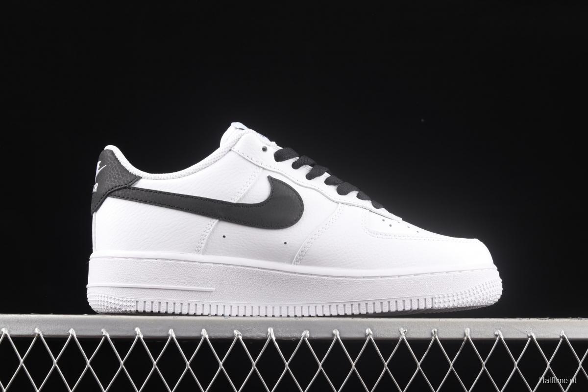 NIKE Air Force 1o07 Low AN20 classic white and black low-top casual board shoes CT2302-100