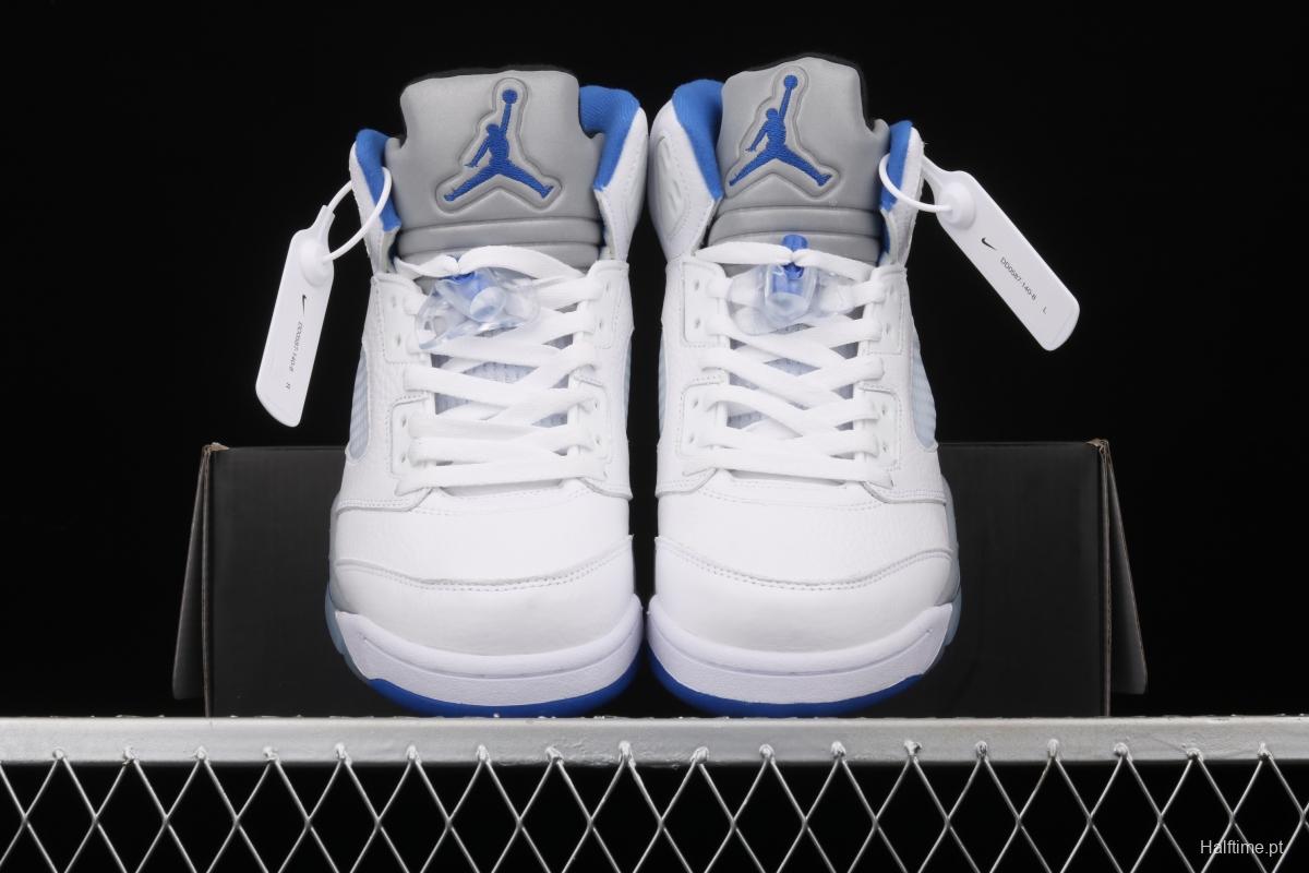 Air Jordan 5 Stealth 2.0 White and Blue DD0587-140