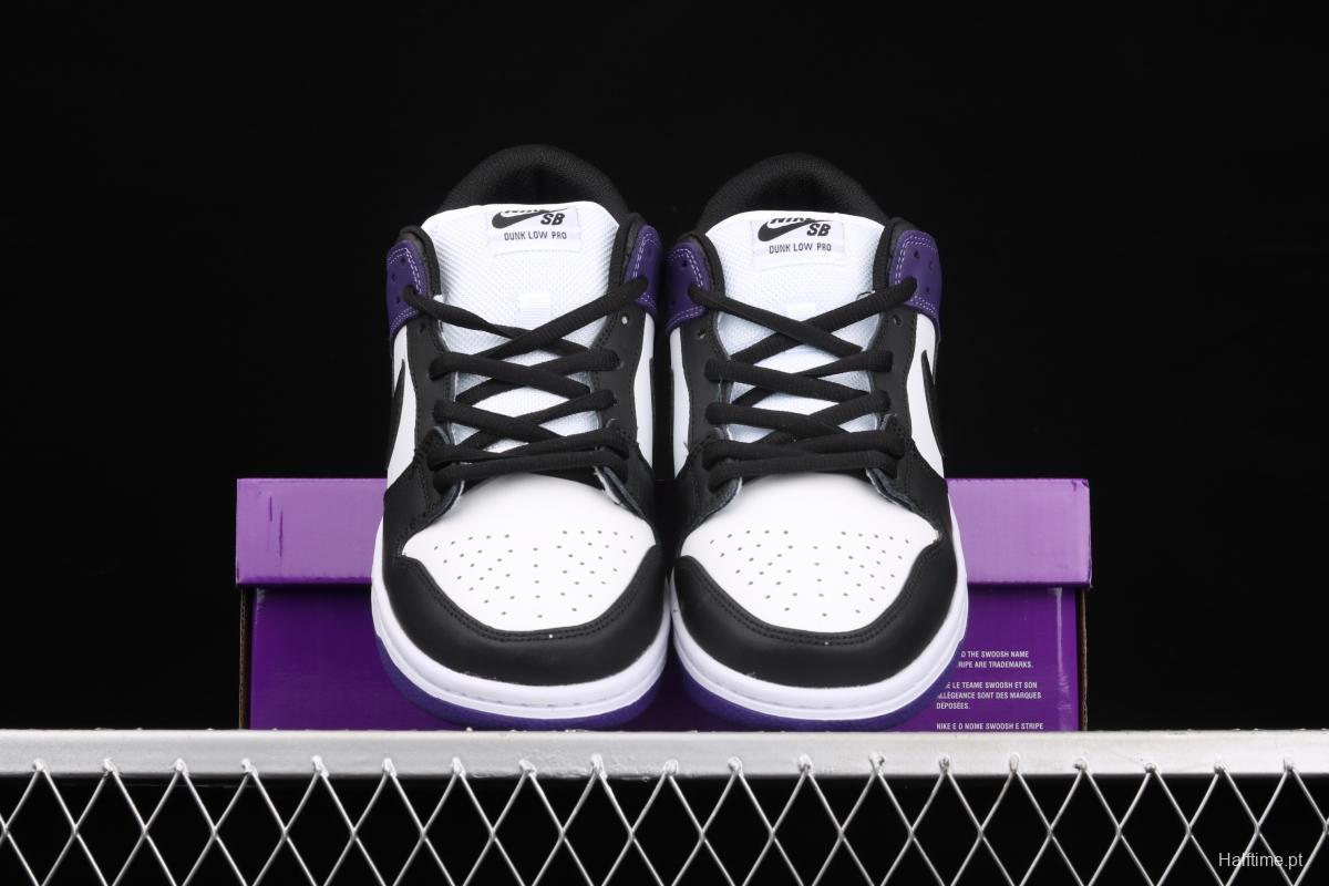 NIKE SB DUNK Low Court Purple black and purple North Carolina low-top leisure sports skateboard shoes BQ6817-500