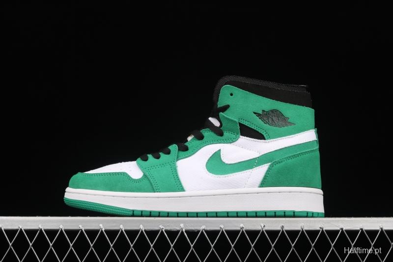 Air Jordan 1 Zoom CMFT StAdidasium Green white and green splicing CT0978-300