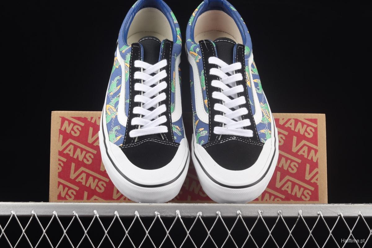 Vans Style 36 SF Klein blue dinosaur half-moon Baotou low-top casual board shoes VN0A6WKT6QT