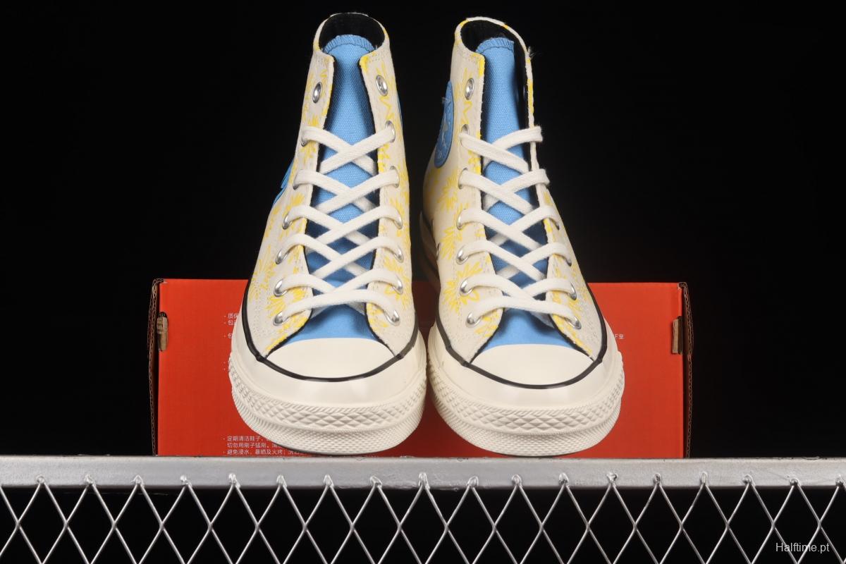 Converse ChuNIKE Taylor spring 2022 new earth graffiti hit high-top casual board shoes 172863C