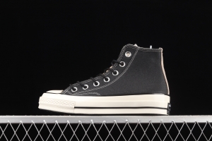 Converse Chuck Taylor All Star Converse black shiny high-top casual board shoes 572265C