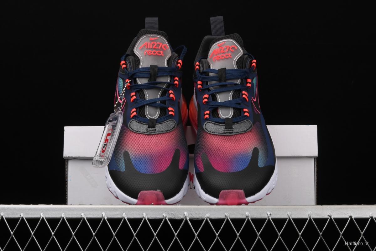 NIKE Air Max 270React new high-frequency mesh function half-palm air cushion cushioning running cloth shoes CK6929-400