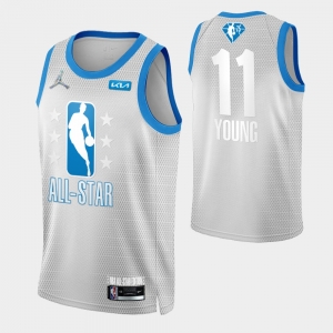 Adult 2022 All-Star Trae Young Gray Jersey