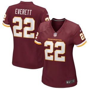 Women's Deshazor Everett Burgundy Player Limited Team Jersey