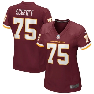 Women's Brandon Scherff Burgundy Player Limited Team Jersey