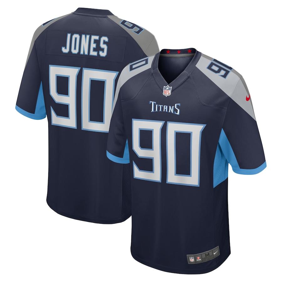 Men's DaQuan Jones Navy Player Limited Team Jersey