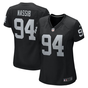 Women's Carl Nassib Black Player Limited Team Jersey