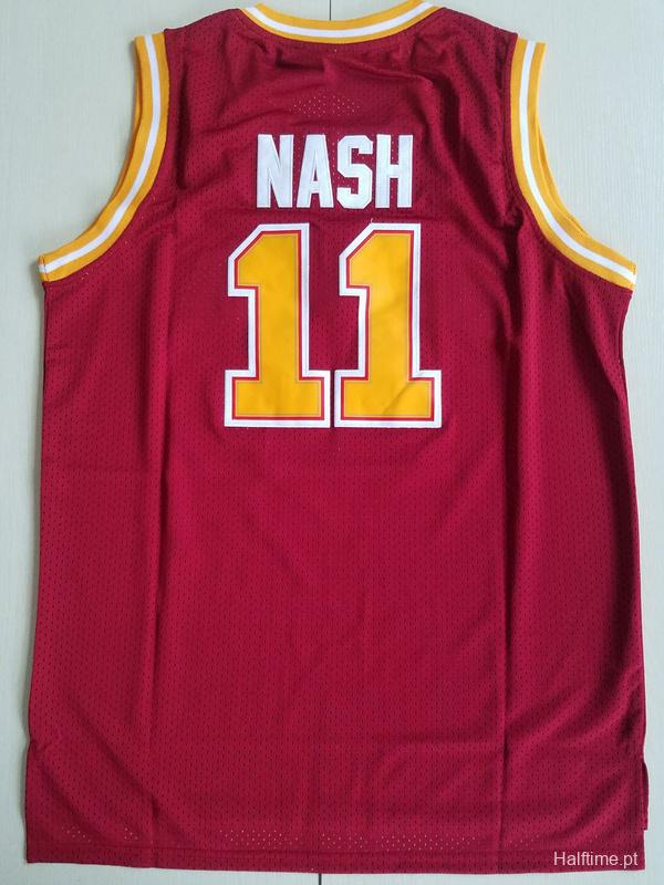 Steve Nash 11 Santa Clara Maroon College Basketball Jersey