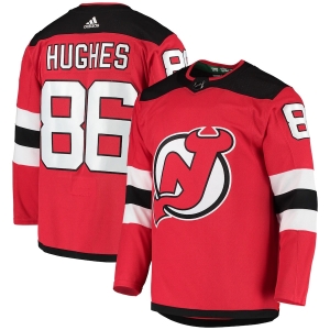 Youth Jack Hughes Red Home Player Team Jersey