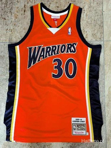 Men's Stephen Curry Orange Retro Classic Team Jersey