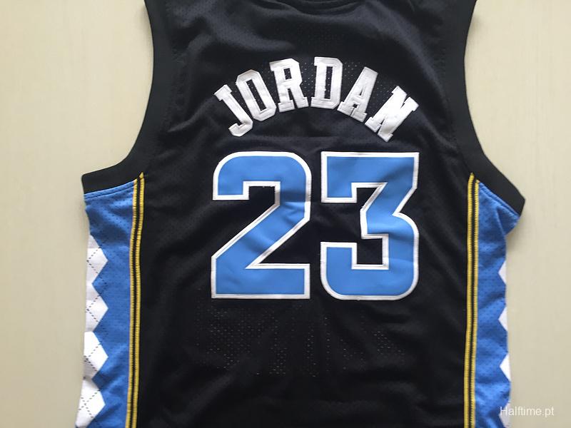 Michael Jordan 23 North Carolina College Basketball Jersey With AJ Logo