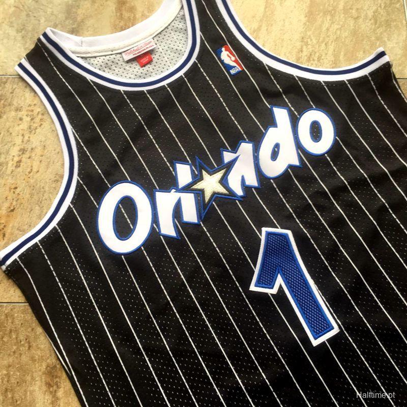 Men's Tracy McGrady Black Retro Classic Team Jersey