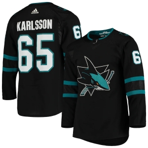 Men's Erik Karlsson Black Alternate Player Team Jersey