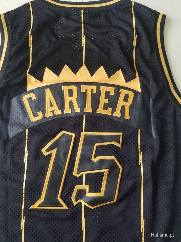 Vince Carter 15 1998-99 Throwback Classics Black Golden Edition Jersey