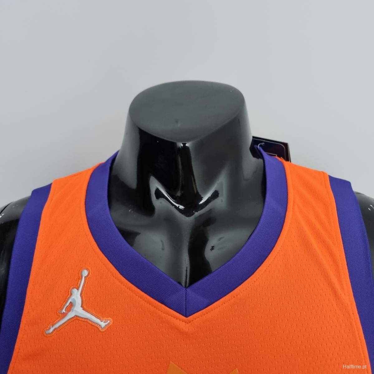 75th Anniversary PAUL#3 Phoenix Suns Jordan Theme Orange NBA Jersey